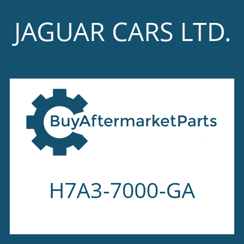 H7A3-7000-GA JAGUAR CARS LTD. 8HP45 HIS SW