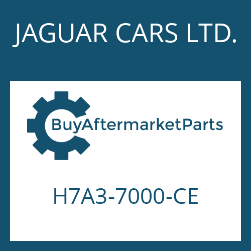 H7A3-7000-CE JAGUAR CARS LTD. 8HP45X HIS SW