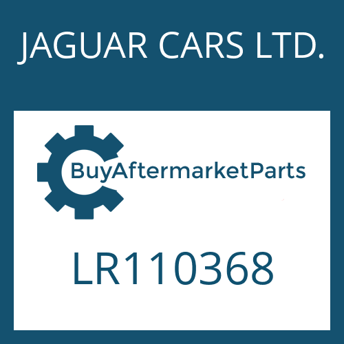 LR110368 JAGUAR CARS LTD. CONVERTER