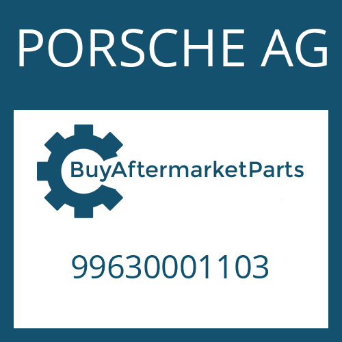 99630001103 PORSCHE AG 5 HP 19 HL