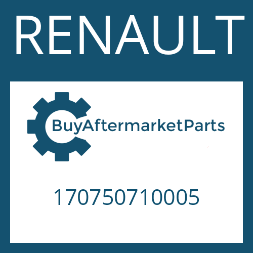 170750710005 RENAULT PULSE SENSOR