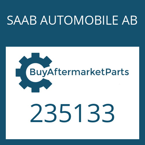 235133 SAAB AUTOMOBILE AB OUTPUT SHAFT