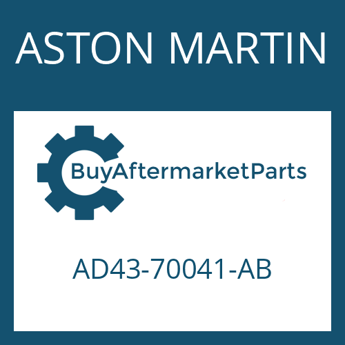 AD43-70041-AB ASTON MARTIN 6 HP 26 X SW