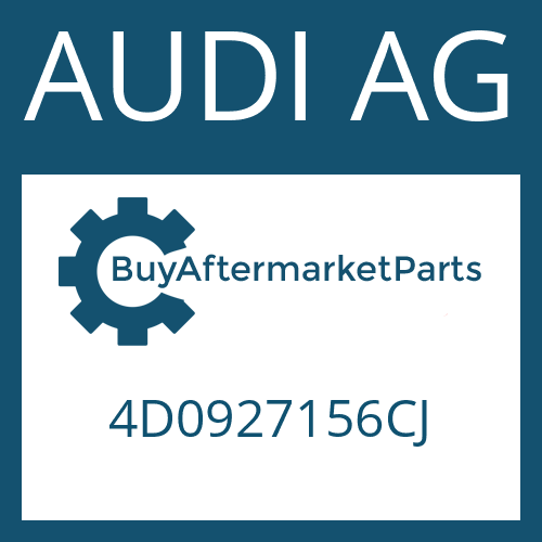 4D0927156CJ AUDI AG EGS 6