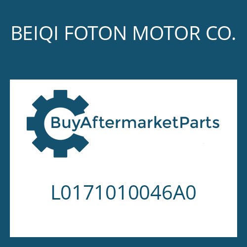 L0171010046A0 BEIQI FOTON MOTOR CO. 5 S 400 V