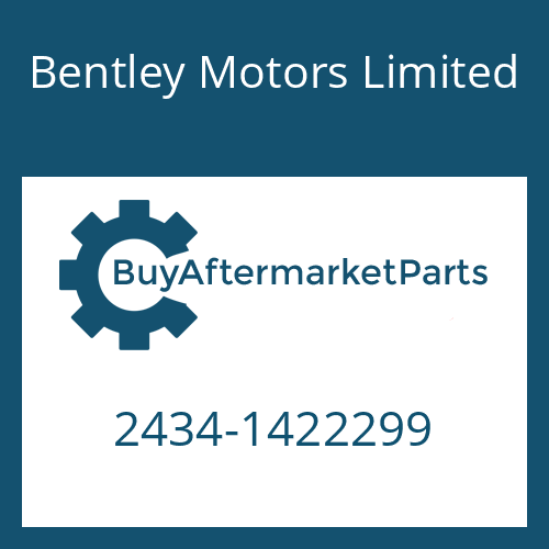 2434-1422299 Bentley Motors Limited FILTER