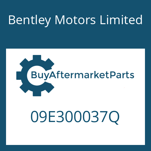 09E300037Q Bentley Motors Limited 6 HP 26 A 61 SW