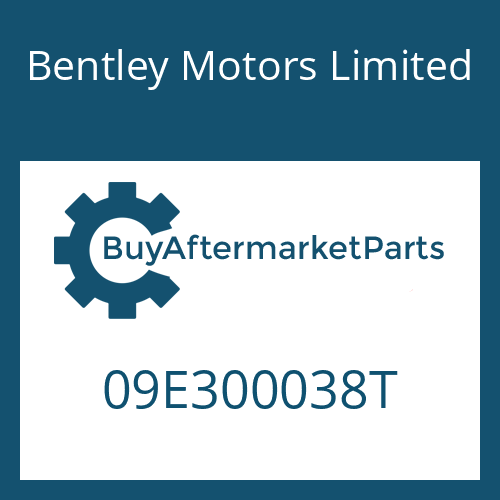 09E300038T Bentley Motors Limited 6 HP 26 A 61 SW