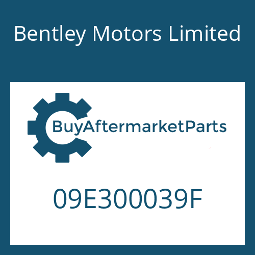 09E300039F Bentley Motors Limited 6 HP 26 A 61 SW