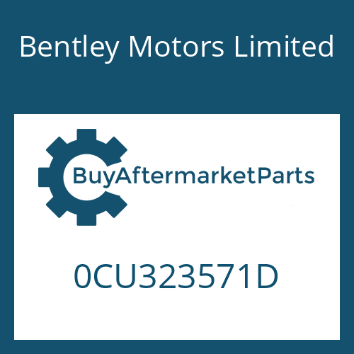 0CU323571D Bentley Motors Limited CONVERTER