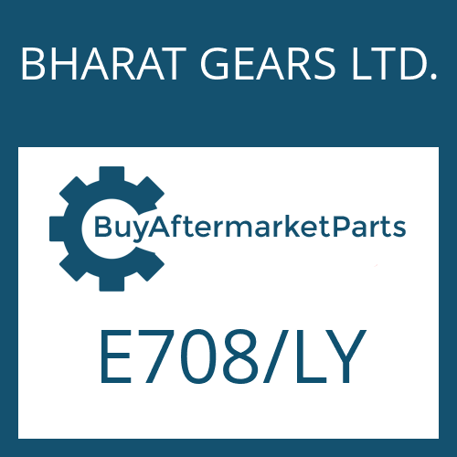 E708/LY BHARAT GEARS LTD. CLUTCH BELL HOUSING