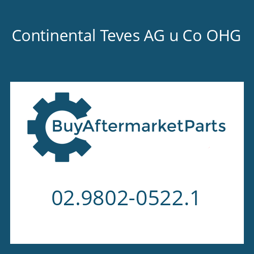 02.9802-0522.1 Continental Teves AG u Co OHG INTERMEDIATE RING