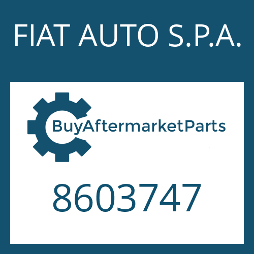 8603747 FIAT AUTO S.P.A. RING S=16.86