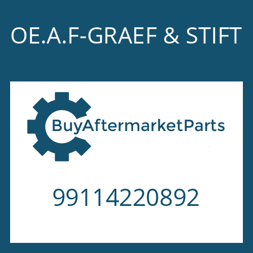 99114220892 OE.A.F-GRAEF & STIFT SPLIT RING