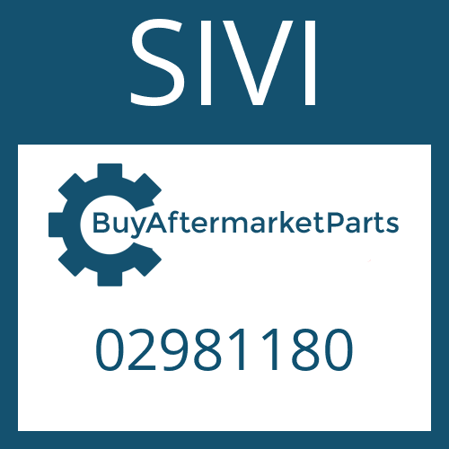 02981180 SIVI THRUST WASHER