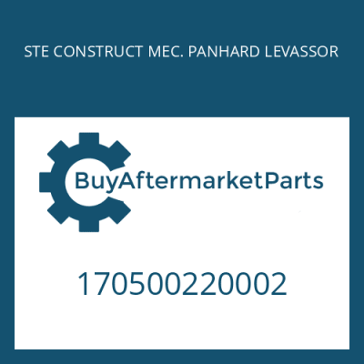 170500220002 STE CONSTRUCT MEC. PANHARD LEVASSOR SPACER RING