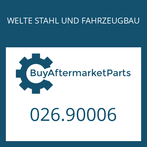 026.90006 WELTE STAHL UND FAHRZEUGBAU DIAPHRAGM