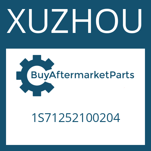 1S71252100204 XUZHOU TYPE PLATE