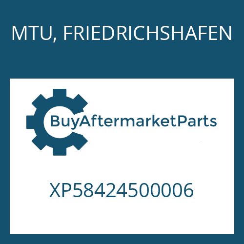 XP58424500006 MTU, FRIEDRICHSHAFEN GASKET