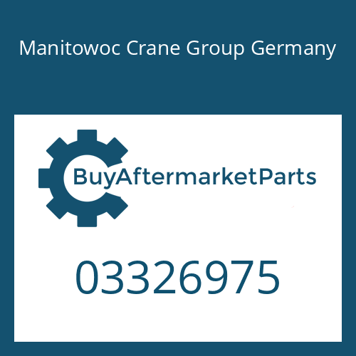 03326975 Manitowoc Crane Group Germany PULSE SENSOR