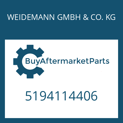 5194114406 WEIDEMANN GMBH & CO. KG TENSION SPRING