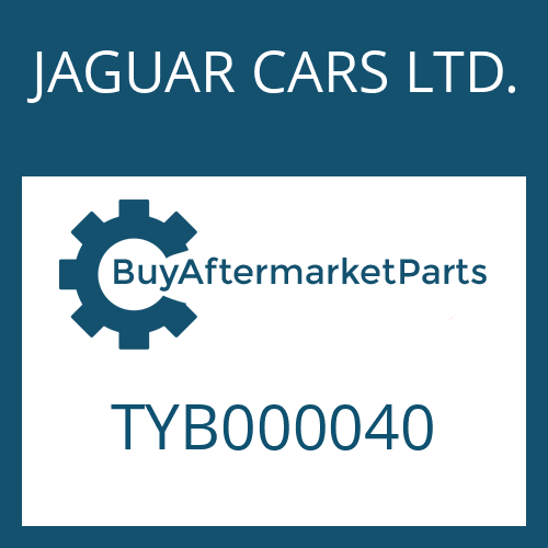 TYB000040 JAGUAR CARS LTD. SCREW PLUG