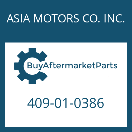 409-01-0386 ASIA MOTORS CO. INC. SEALING RING