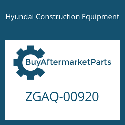 ZGAQ-00920 Hyundai Construction Equipment SCREW-HEX