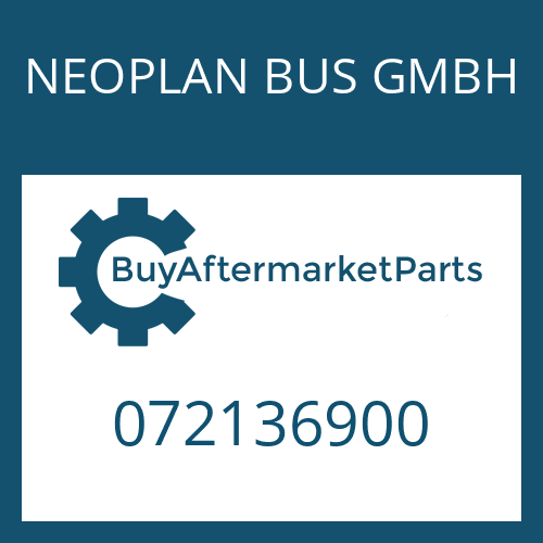 072136900 NEOPLAN BUS GMBH HEXAGON SCREW