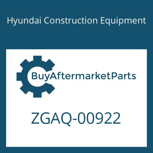ZGAQ-00922 Hyundai Construction Equipment SCREW-CAP