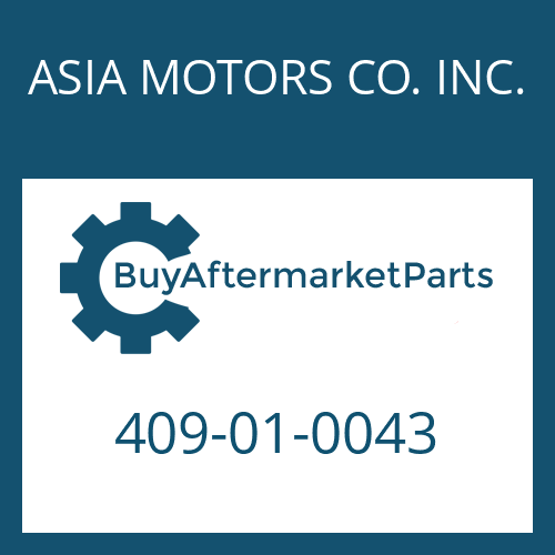 409-01-0043 ASIA MOTORS CO. INC. HEXAGON NUT