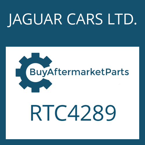 RTC4289 JAGUAR CARS LTD. SHAFT SEAL