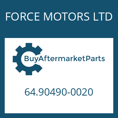 64.90490-0020 FORCE MOTORS LTD SCREW PLUG