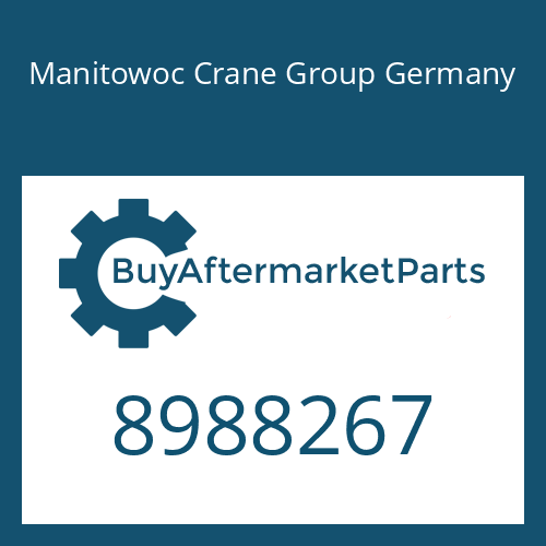 8988267 Manitowoc Crane Group Germany HEXAGON NUT