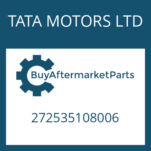 272535108006 TATA MOTORS LTD TORX SCREW