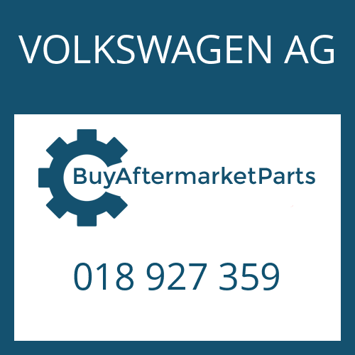 018 927 359 VOLKSWAGEN AG CONTROL UNIT