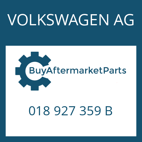 018 927 359 B VOLKSWAGEN AG CONTROL UNIT