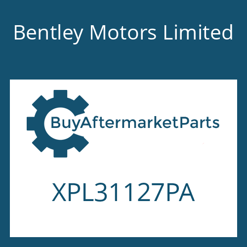 XPL31127PA Bentley Motors Limited 5 HP 30