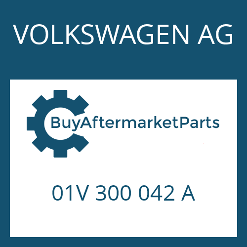 01V 300 042 A VOLKSWAGEN AG 5 HP 19 FLA