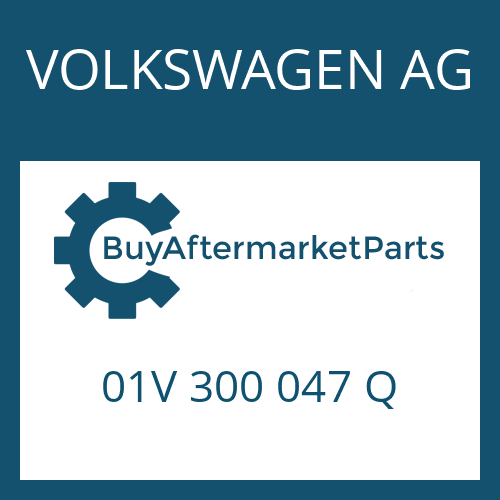 01V 300 047 Q VOLKSWAGEN AG 5 HP 19 FLA