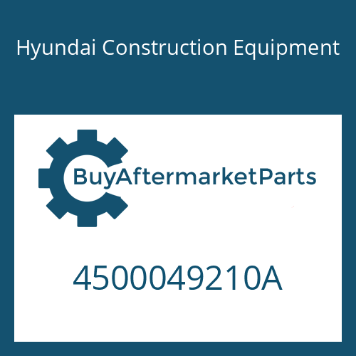 4500049210A Hyundai Construction Equipment 6 HP 26 SW