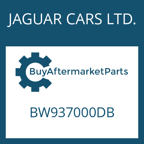 BW937000DB JAGUAR CARS LTD. 6 HP 26 SW