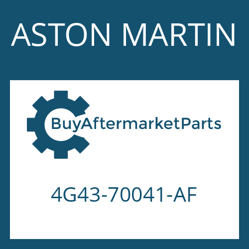 4G43-70041-AF ASTON MARTIN 6 HP 26 X SW