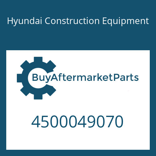 4500049070 Hyundai Construction Equipment 6 HP 26 X SW