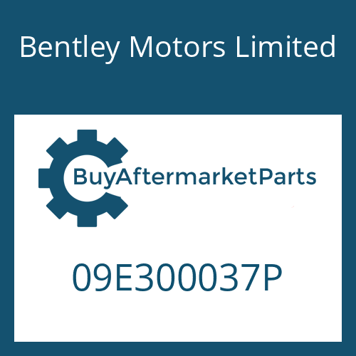 09E300037P Bentley Motors Limited 6 HP 26 A 61 SW