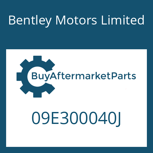 09E300040J Bentley Motors Limited 6 HP 26 A 61 SW