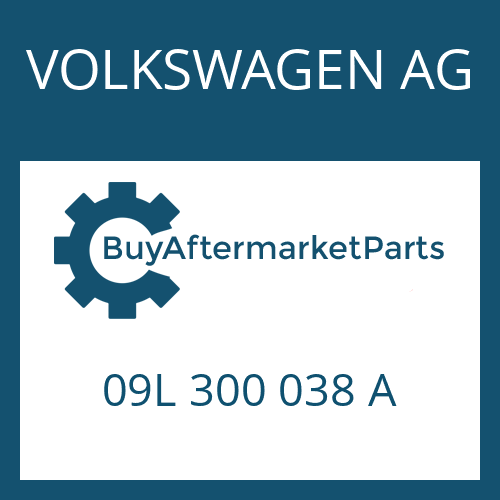 09L 300 038 A VOLKSWAGEN AG 6 HP 19 A SW