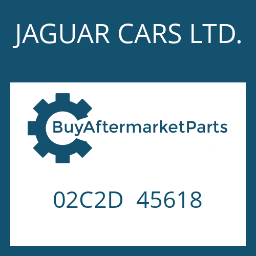 02C2D 45618 JAGUAR CARS LTD. 8HP70 SW