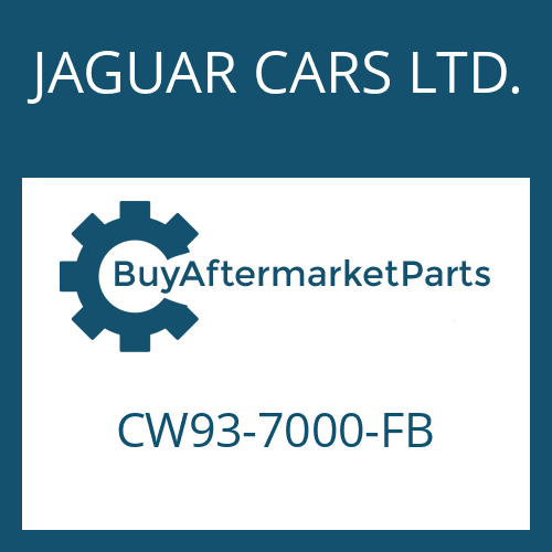 CW93-7000-FB JAGUAR CARS LTD. 8HP70 HIS SW