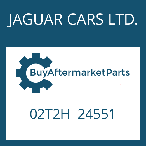 02T2H 24551 JAGUAR CARS LTD. 8HP70 HIS SW